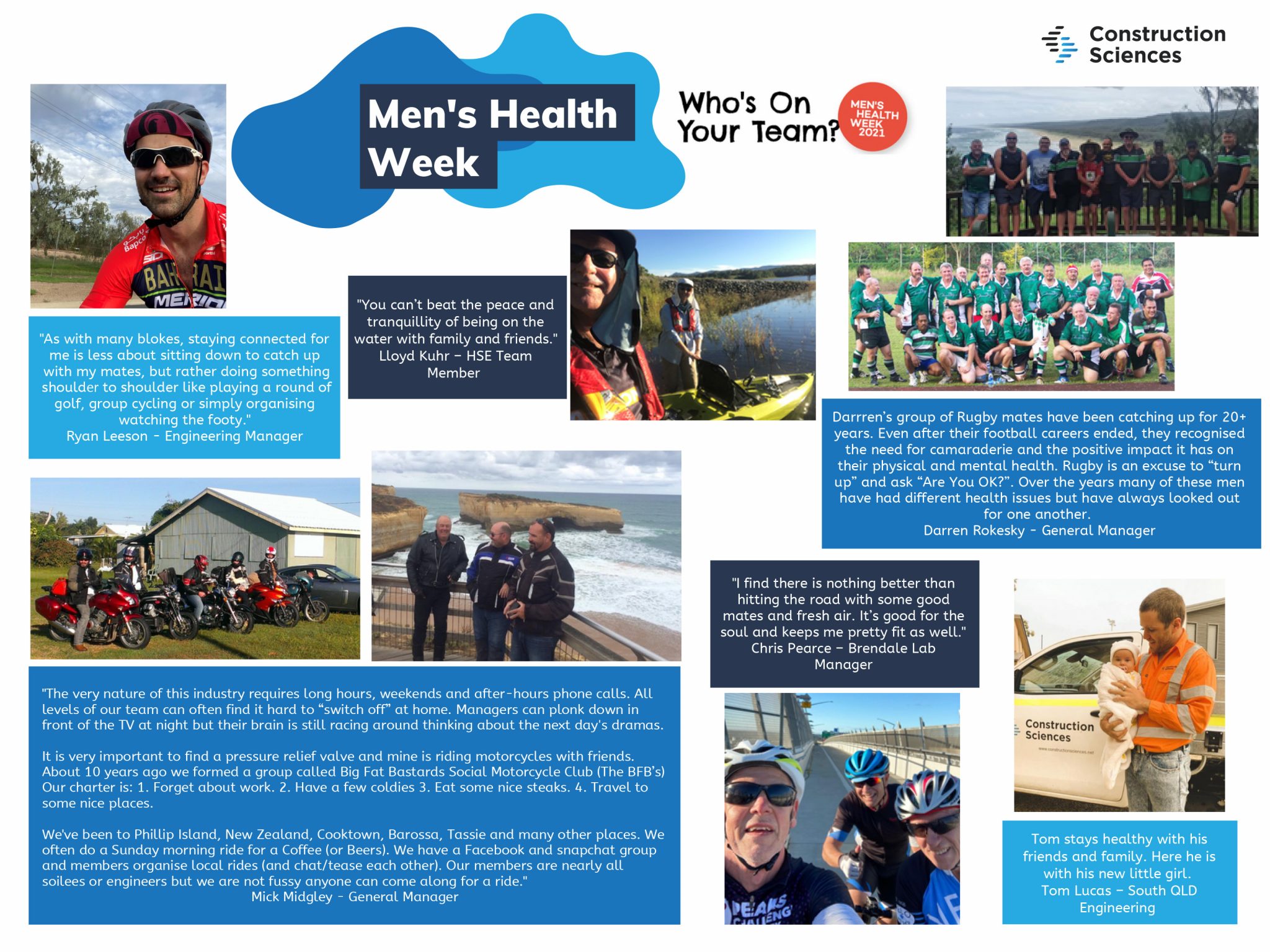 Mens Health Week - Who's on Your Team?